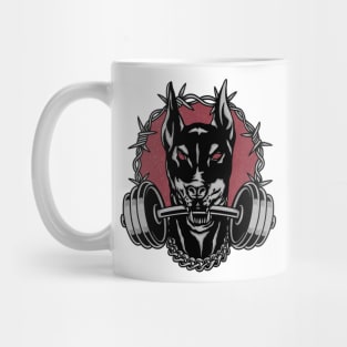 Dober Barbell Mug